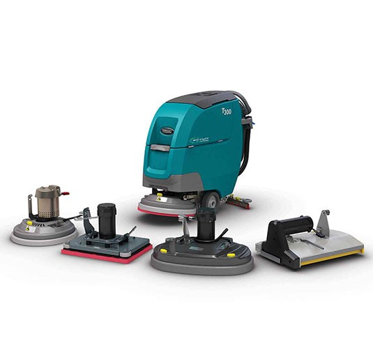 Fregadora de conductor acompañante T300 con accesorios.